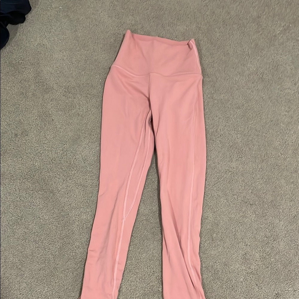 Women's Pink High-Waisted Leggings
